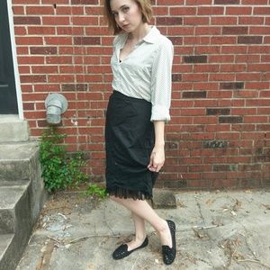 Beaded Old Navy A-Line Skirt